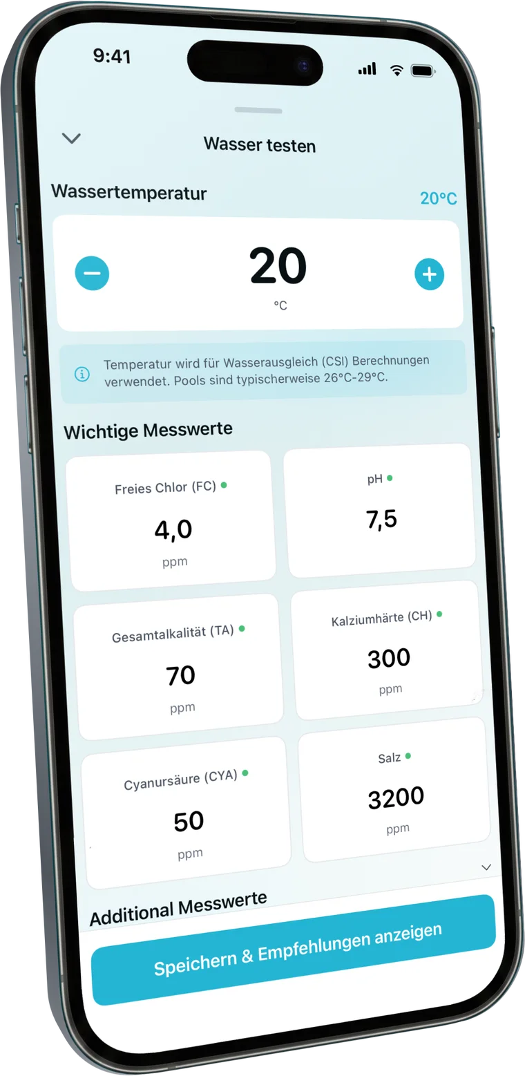 Pool- & Spa-Pflege mit jedem Testkit