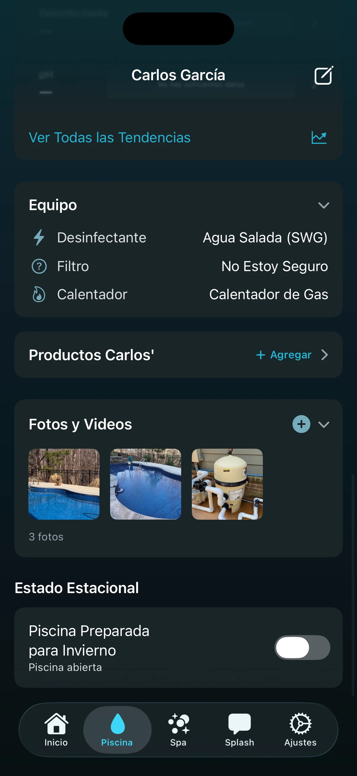 Vista previa de informe PDF de servicio